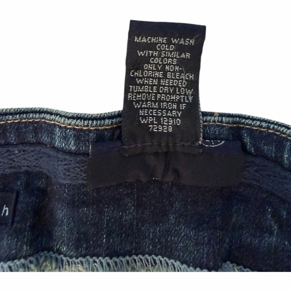 Venezia Denim Corset Top 18 Lace Up Bustier Y2K Baddie Western Coastal Cowgirl - Picture 6 of 6